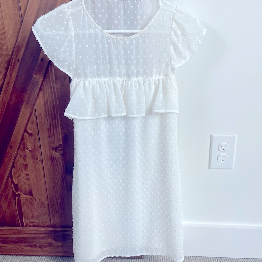 Darling white mini dress